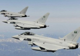طائرات التحالف العربى تقصف مخازن اسلحة الحوثيين شمال صنعاء