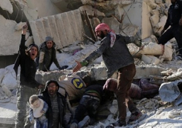 ناشطون سوريون يتهمون النظام باستخدام غازات سامة قرب دمشق