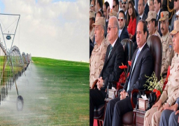 الرئيس عبدالفتاح السيسى يشهد الإحتفال بإطلاق إشارة البدء فى مشروع تنمية وإستصلاح المليون ونصف فدان إنطلاقاً من الفرافرة .