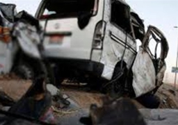 مصرع 4 أشخاص وإصابة 4 فى حادث تصادم على طريق أبو سمبل بأسوان