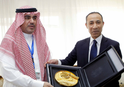 بالصور .. الأمير يستقبل رئيس هيئة الإذاعة والتليفزيون السعودي لبحث التعاون الإعلامي بين البلدين