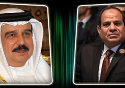 الرئيس السيسي يتلقى اتصالا من ملك البحرين لبحث سُبل دفع العلاقات الثنائية بين البلدين