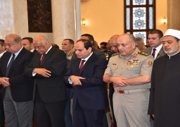 بالصور.. الرئيس السيسي يؤدي صلاة عيد الأضحى المبارك بمسجد المشير طنطاوي