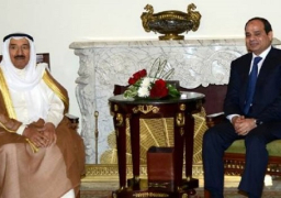 الرئيس السيسي يبحث هاتفياً مع أمير الكويت العلاقات الثنائية والقضايا المشتركة