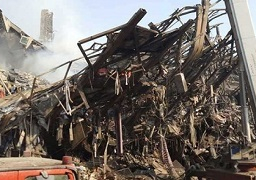 انتشال 4 جثث جديدة من تحت أنقاض مبنى منهار فى إيران