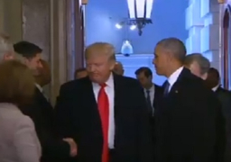 بالفيديو.. ترامب يصل مبنى الكابيتول لأداء اليمين الدستورية