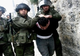 قوات الاحتلال الإسرائيلي تعتقل 25 فلسطينيا بالضفة والقدس