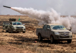 اندلاع معارك عنيفة مع داعش غرب مدينة الباب