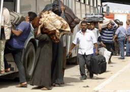 عودة 285 مصرياً من ليبيا عبر منفذ السلوم خلال 24 ساعة