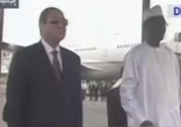 الرئيس السيسي يغادر تشاد فى طريق العودة إلى القاهرة