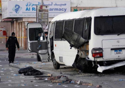 إصابة عدد من الشرطة إثر استهداف حافلتهم بالبحرين
