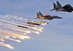 طيران التحالف العربى يقصف مخازن أسلحة للحوثيين بصنعاء
