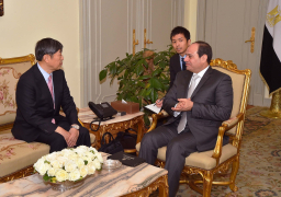 الرئيس السيسى يستعرض مع رئيس الوكالة اليابانية للتعاون الدولى مشروعاتها فى مصر