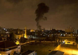 الطيران الاسرائيلى يواصل غاراته على غزة .. ويقصف موقعين وسط وجنوب القطاع