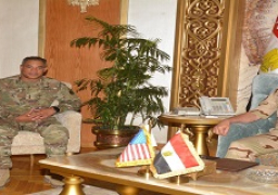 الفريق محمد فريد رئيس أركان حرب القوات المسلحة يلتقى قائد القوات البرية بالقيادة المركزية الأمريكية