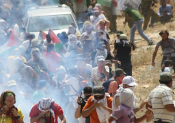 الاحتلال الإسرائيلي يقمع مسيرة بلعين غرب رام الله