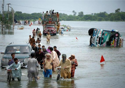 ارتفاع عدد قتلى الفيضانات العارمة بباكستان إلى 26 شخصا