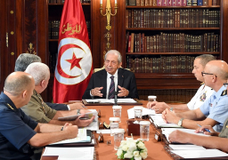 بالفيديو..الرئيس التونسي يستعرض استعدادات تأمين الانتخابات المقبلة
