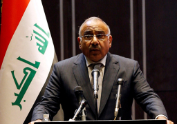 رئيس وزراء العراق يؤكد مسئولية حكومته عن حماية حق التظاهر السلمى