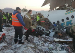 ارتفاع ضحايا تحطم طائرة كازاخستان الي 14 شخصًا