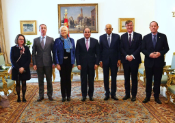 الرئيس السيسي يستقبل وفد مجموعة الصداقة الفرنسية المصرية بمجلس الشيوخ الفرنسي