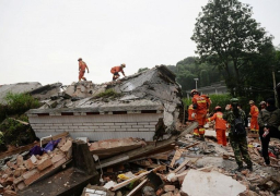 تضرر 4 آلاف شخص و11 مليون دولار خسائر اقتصادية جراء زلزال  الصين