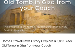 صدى اعلامى عالمى واسع لمبادرة السياحة والاثار “اكتشف مصر من بيتك”
