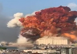 لبنان: أضرار كبيرة في وسط بيروت جراء الانفجار بالميناء البحري