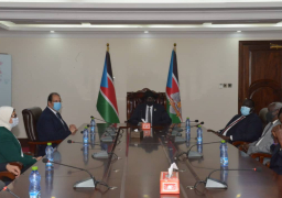 رئيس المخابرات العامة يلتقي الرئيس سلفاكير ومسئولين في جنوب السودان