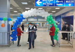 صور.. مطار شرم الشيخ يستقبل أولى الرحلات القادمة من اوزبكستان