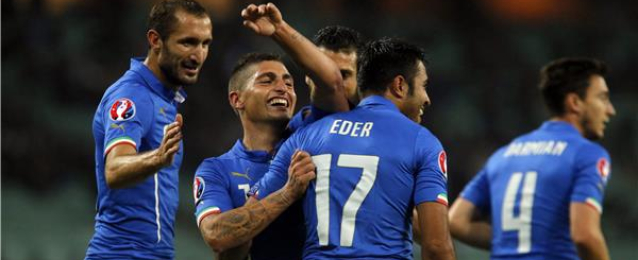إيطاليا تجتاز أذربيجان وتصعد لنهائيات يورو 2016
