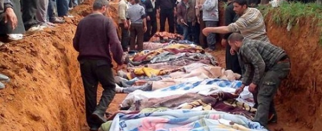 “سانا”: العثورعلى مقبرة جماعية لضحايا “داعش” بريف “تدمر” وسط سوريا
