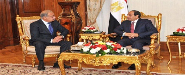 الرئيس السيسى يستعرض مع رئيس الوزراء نتائج اجتماع اللجنة الوزارية الاقتصادية
