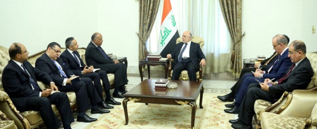 شكري يؤكد استعداد مصر لمساعدة العراق لاستعادة أمنه واستقراره