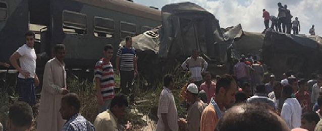 ارتفاع حصيلة حادث قطاري الإسكندرية إلى36 متوفيا و109 مصابين