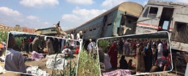 وفاة سائق القطار المصطدم فى حادث الإسكندرية وضبط قائد الثانى