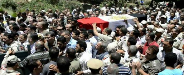 تشييع جثمان الشهيد محمد حميد بمسقط رأسه بالإسماعيلية
