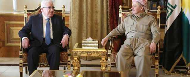 لقاء بين رئيسي العراق وكردستان بعد تمديد مهلة الانسحاب