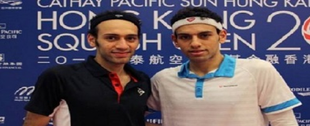 مواجهة جديدة بين الشقيقين محمد ومروان الشوربجى فى نصف نهائى بطولة هونج كونج للاسكواش