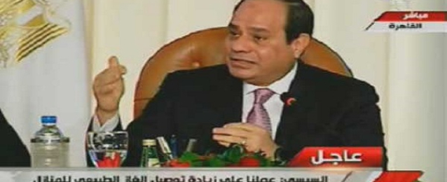 السيسي: “أنا مسئول أمام الله وأمام المصريين ألا تسقط مصر”
