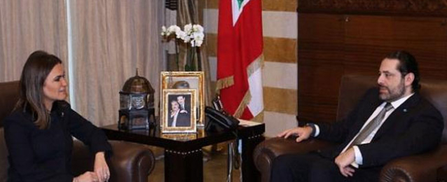 وزيرة الاستثمار تبحث مع رئيس وزراء لبنان سبل تعزيز التعاون بين البلدين