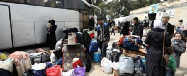 دفعة خامسة تضم نحو 5300 شخص تغادر الغوطة الشرقية باتجاه إدلب