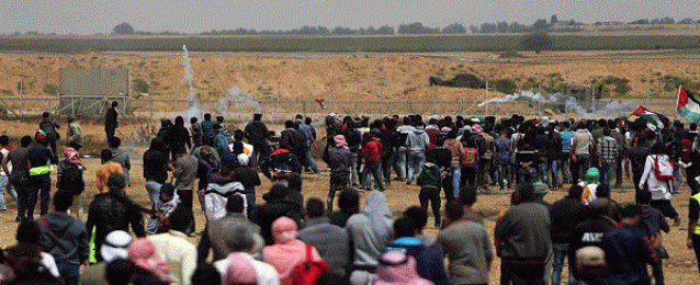 إصابة 50 فلسطينيا برصاص الاحتلال على حدود غزة