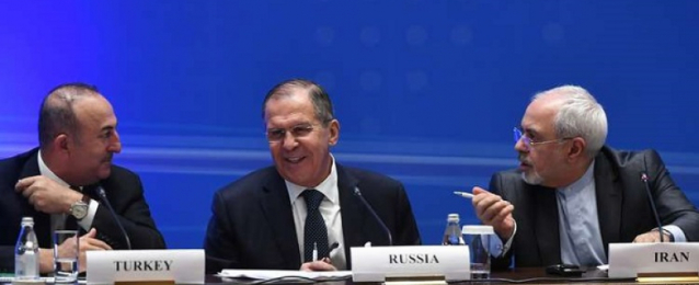 محادثات ثلاثية بين روسيا وايران وتركيا بشأن التسوية السورية