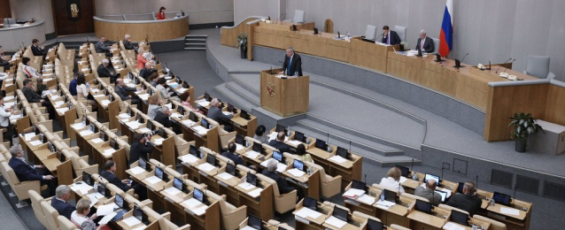 مجلس الدوما الروسي يجتمع اليوم للنظر في ترشيح ميدفيديف لرئاسة الحكومة