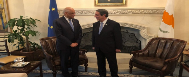 رئيس مجلس النواب يبحث مع الرئيس القبرصى العلاقات الثنائية بين البلدين