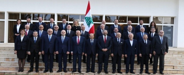 بالصور .. الحكومة اللبنانية تعقد أولى جلساتها وتضع مسودة البيان الوزاري