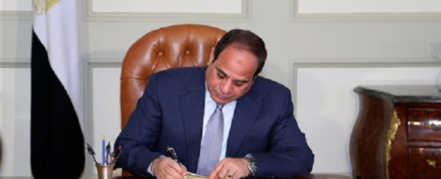 الرئيس السيسى يتسلم أوراق اعتماد سفراء جدد بالقاهرة