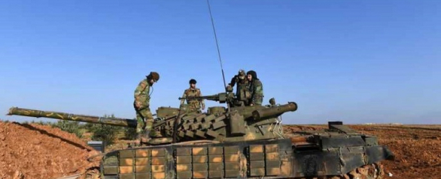 الجيش السورى يتصدى لسرب من الدرونات أطلقها المسلحون غرب حماة