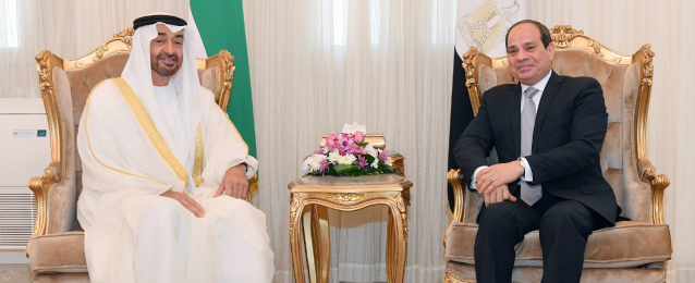 الرئيس السيسى يتوجه اليوم إلى الامارات فى زيارة رسمية يلتقى خلالها محمد بن زايد